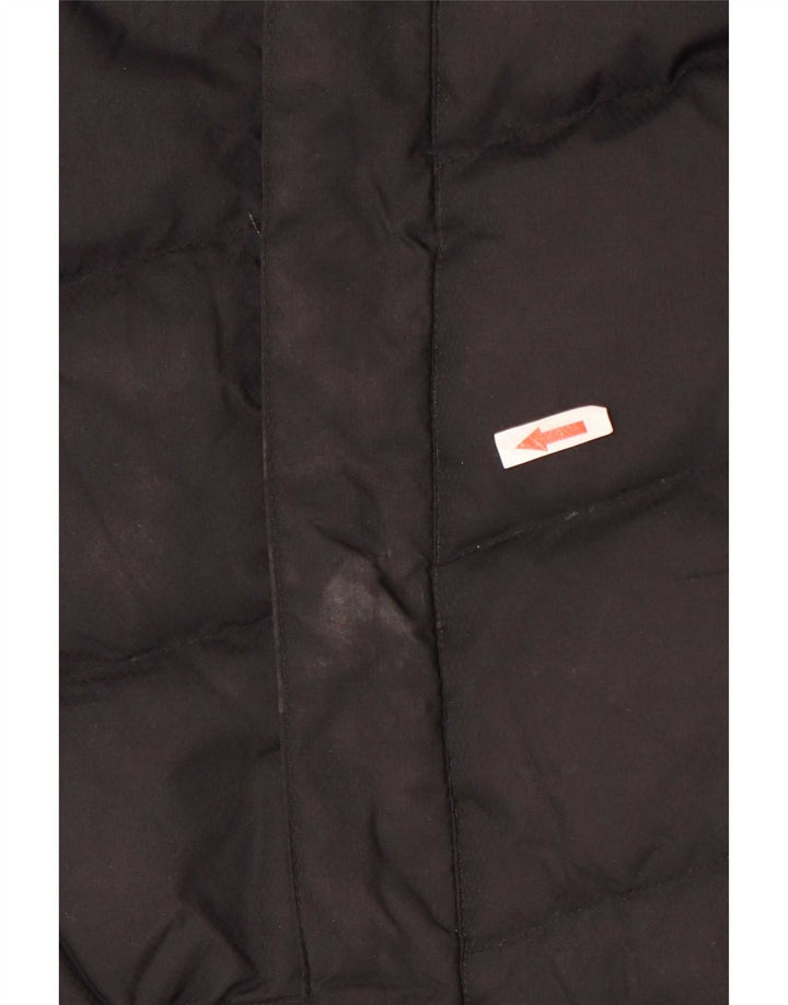 The North Face Damen Übergroße, wattierte Kapuzenjacke, UK 10, Größe S, Schwarz