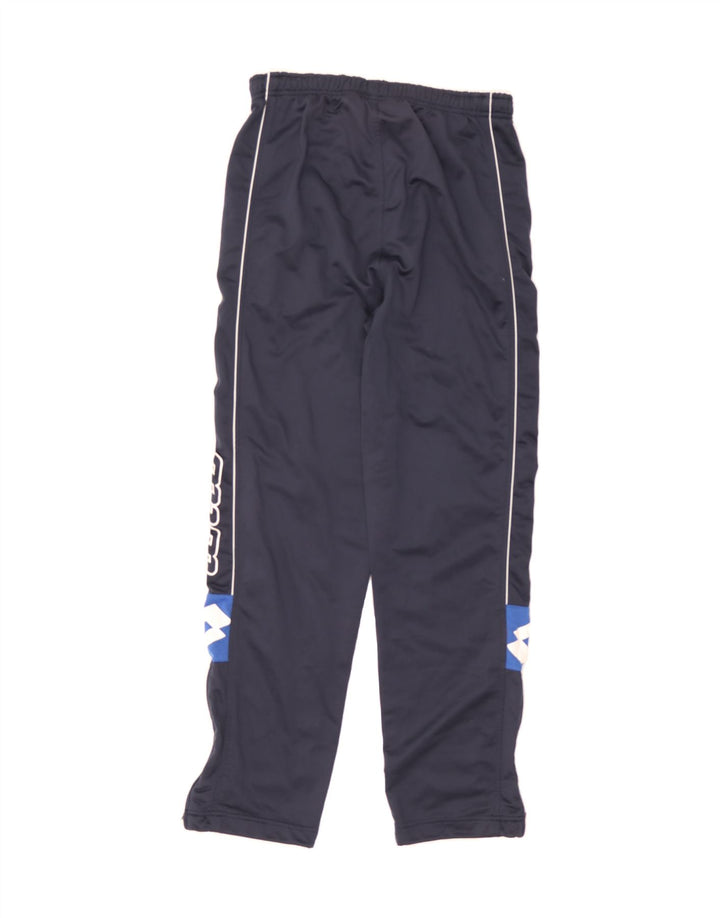 LOTTO Mens Graphic Tracksuit Trousers Large Navy Blue Polyester Vintage Lotto and Second-Hand Lotto from Messina Hembry 