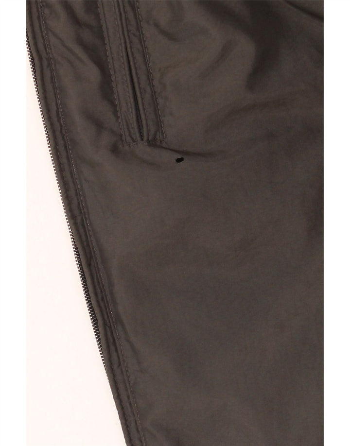 Bear Herren Kapuzenjacke, wendbar, wattiert, UK 40, Größe L, Grau, Polyamid