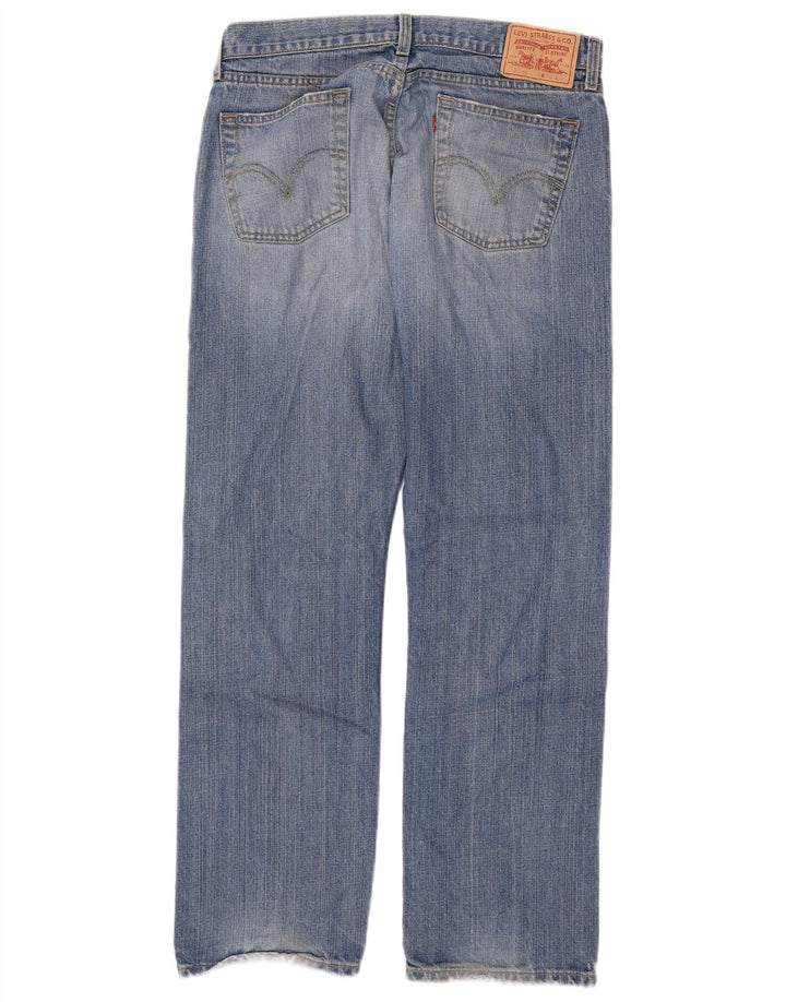 Levi's Herren 514 Slim Straight Jeans W33 L32 Blaue Baumwolle