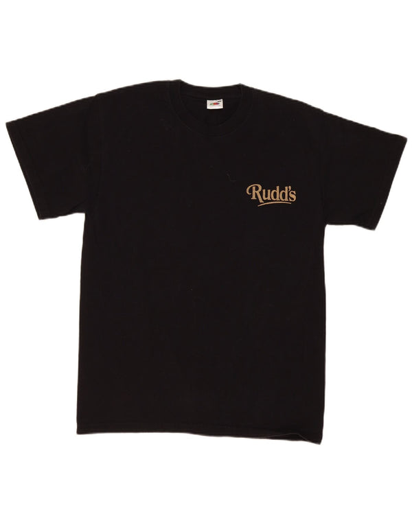 Fruit Of The Loom Herren-T-Shirt mit normaler Passform, mittelschwarz, Baumwolle