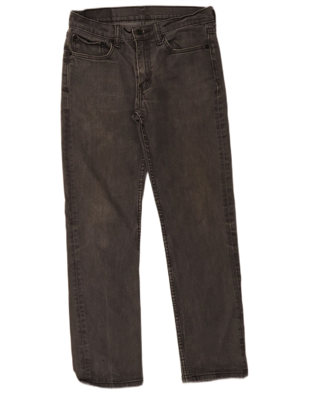 Levi's Herren 514 Straight Jeans W31 L28 Graue Baumwolle