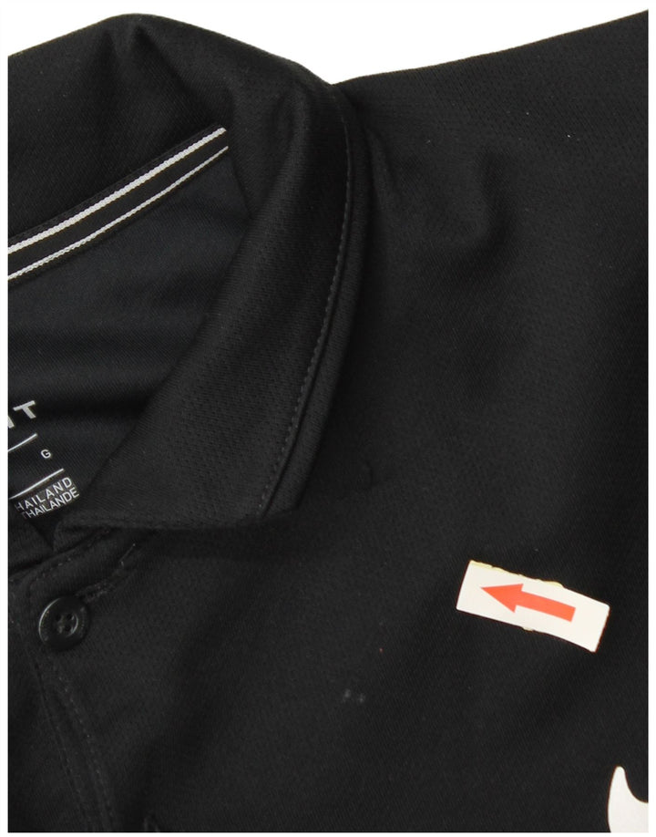 Nike Herren Dri Fit Poloshirt, großes schwarzes Polyester