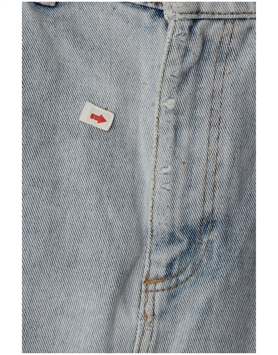 Zara Damen-Jeansrock mit hoher Taille, Größe S, W26, Blau