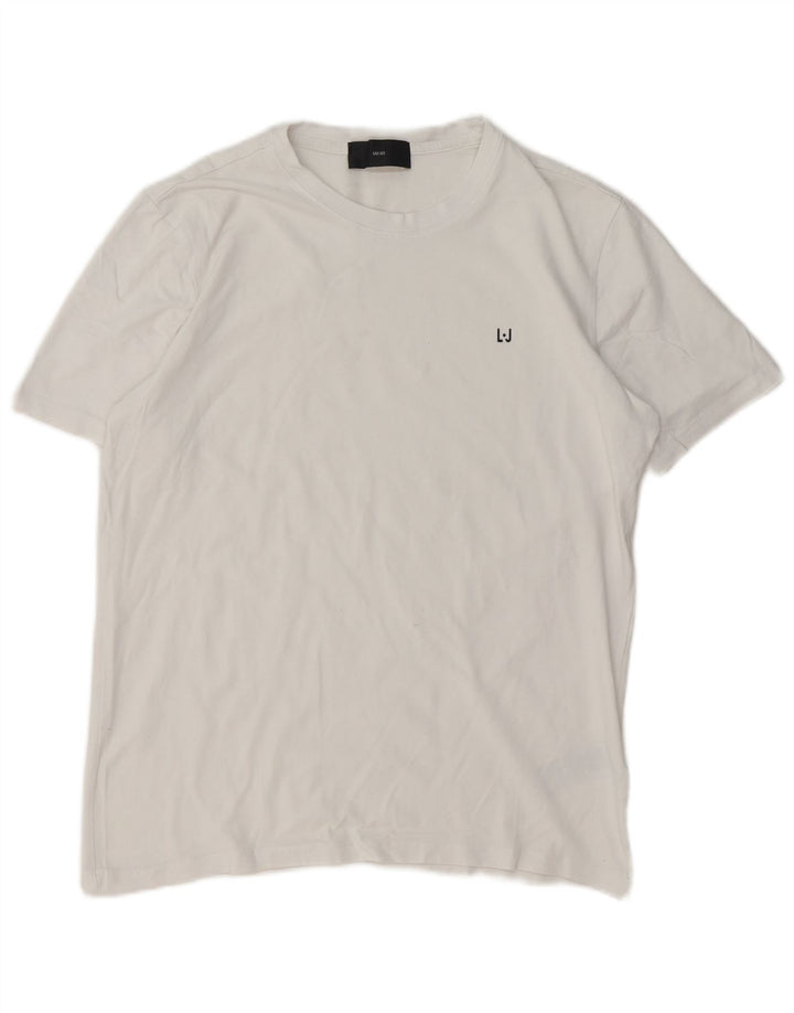 Liu Jo Herren T-Shirt Top aus mittelweißer Baumwolle