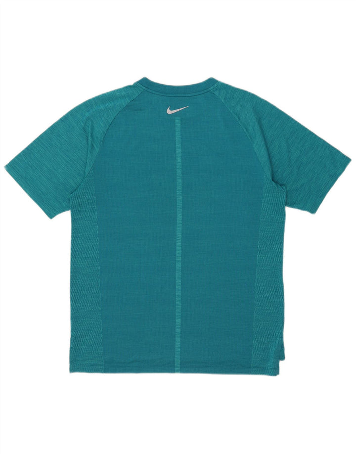 Nike Herren Dri Fit T-Shirt Top Mittelblau meliert