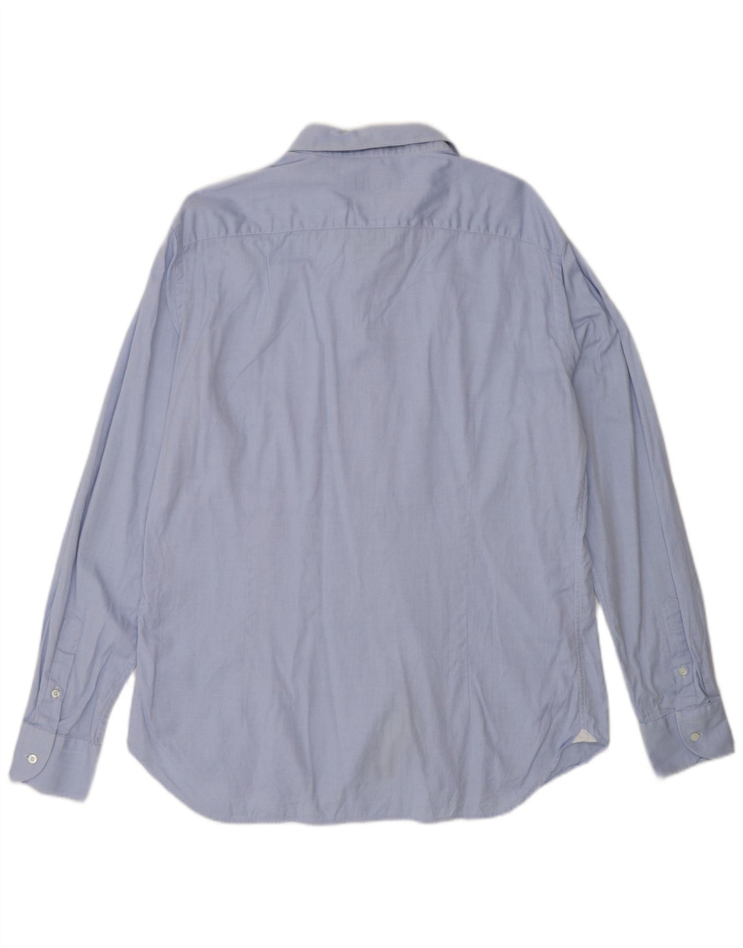 Massimo Dutti Herrenhemd Größe 43 17 Große blaue Baumwolle