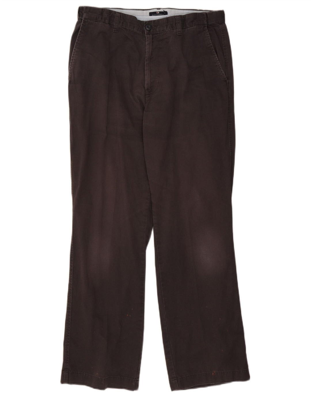 Marks & Spencer Herren Blue Harbour Gerade Chinohose W34 L31 Schwarz