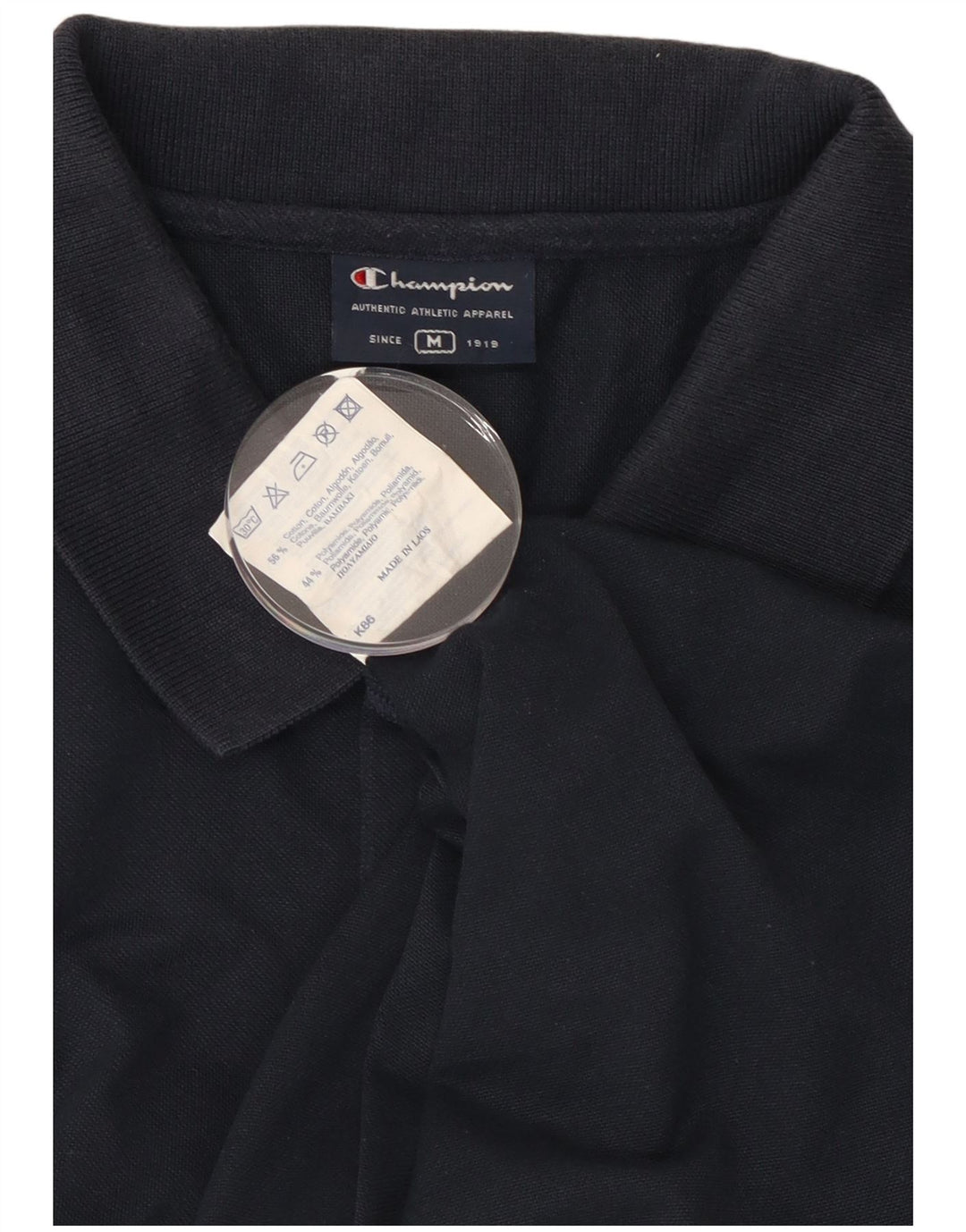 CHAMPION Herren-Poloshirt, mittelgroß, marineblau, Baumwolle