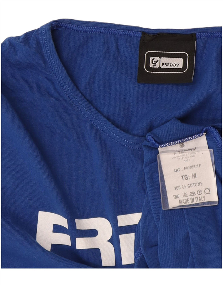 Freddy Grafik-T-Shirt für Damen, UK 12, mittelblau, Baumwolle