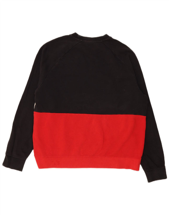 Nike Herren-Sweatshirt mit Grafik, mittelgroß, mehrfarbig, Colourblock-Baumwolle