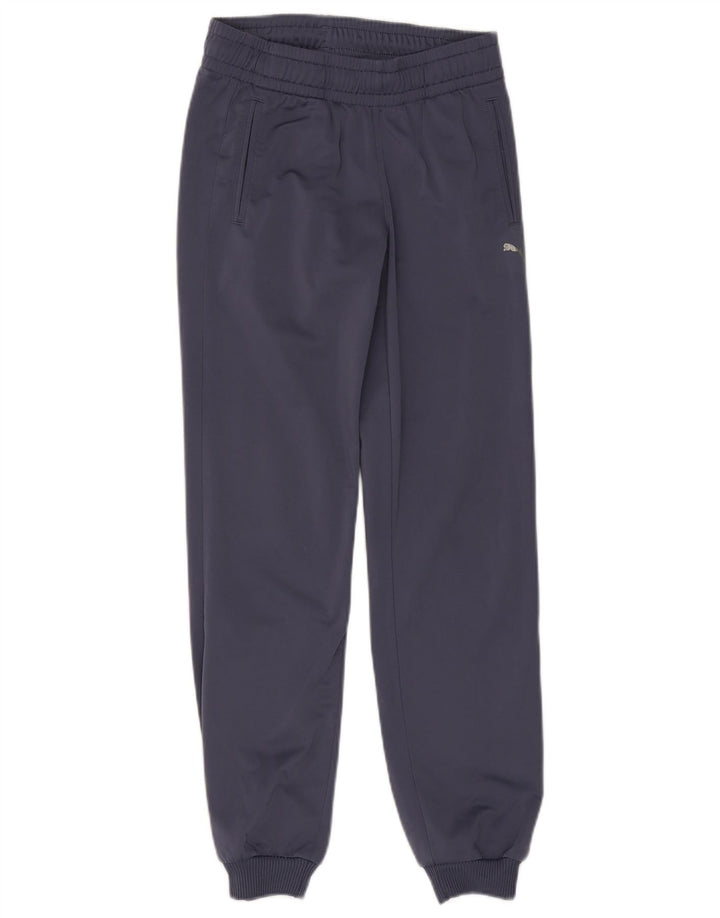 Puma Mädchen-Trainingshose, Jogginghose, 13–14 Jahre, blaues Polyester