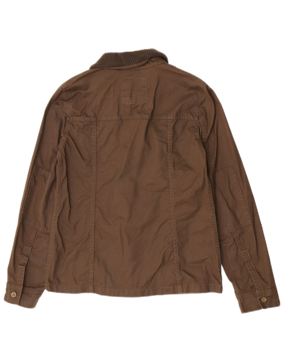 J. Crew Damen Utility-Jacke UK 6 XS Braune Baumwolle