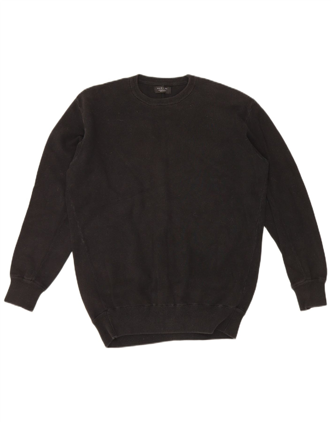 Zara Herren Sweatshirt Pullover Medium Schwarz