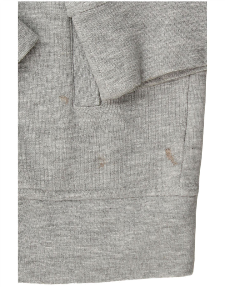 Kappa Jungen-Kapuzenpullover mit Reißverschluss, 13–14 Jahre, 2XL, Grau