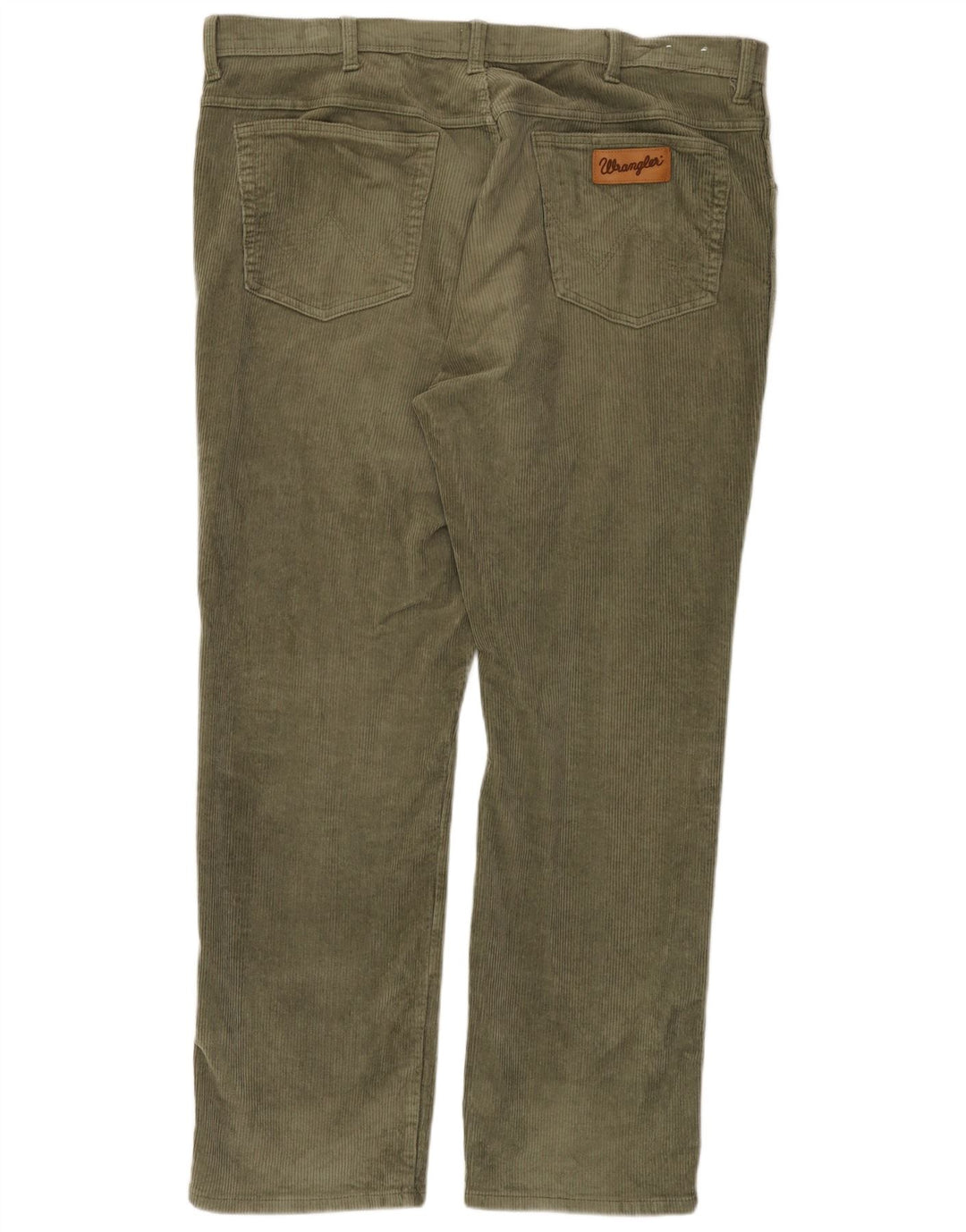 WRANGLER Herren Texas Straight Cordhose W42 L32 Khaki Baumwolle