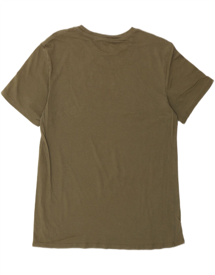 LEVI'S Mens Graphic T-Shirt Top Large Khaki Cotton