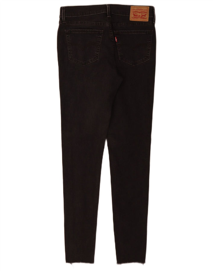 Levi's Damen 710 Super Skinny Jeans W28 L31 Schwarz