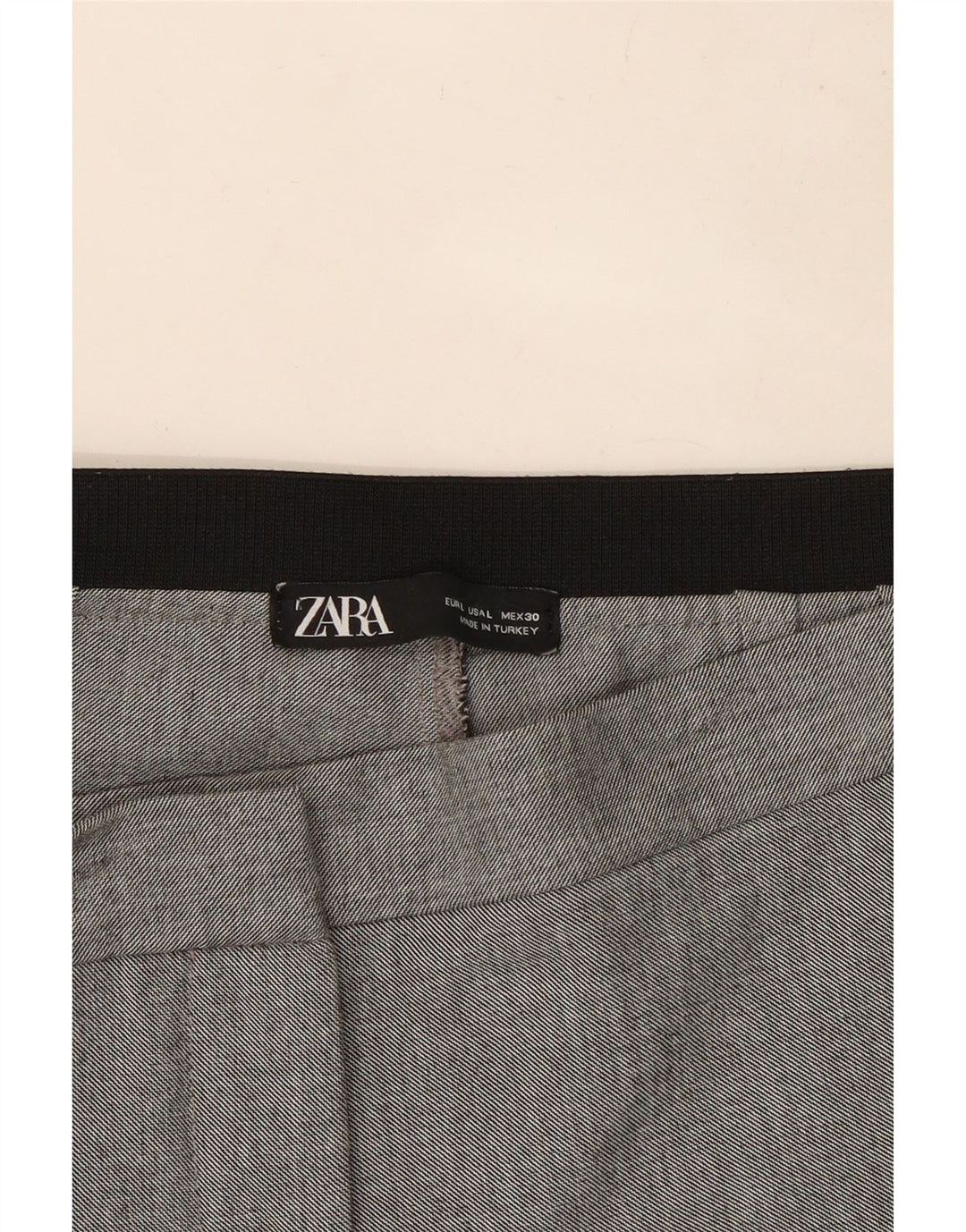 Gerade Anzughose für Damen von Zara, Größe L, W32, L28, Grau