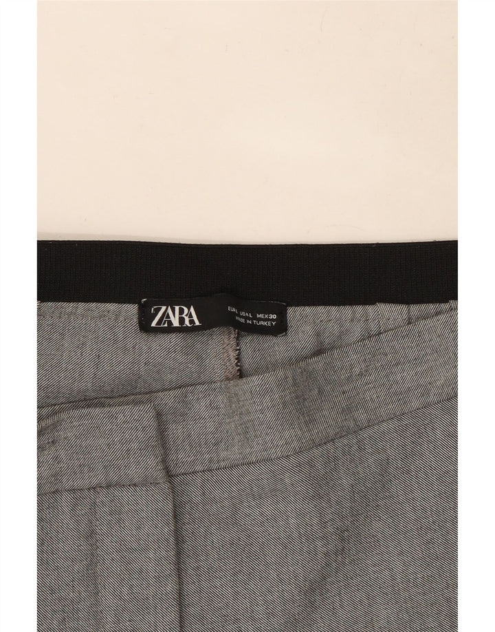 Gerade Anzughose für Damen von Zara, Größe L, W32, L28, Grau