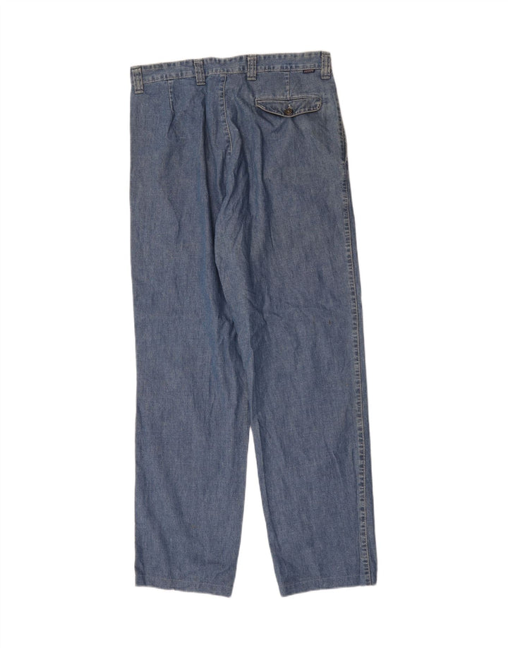 Vintage Damen Straight Jeans W33 L34 Blau