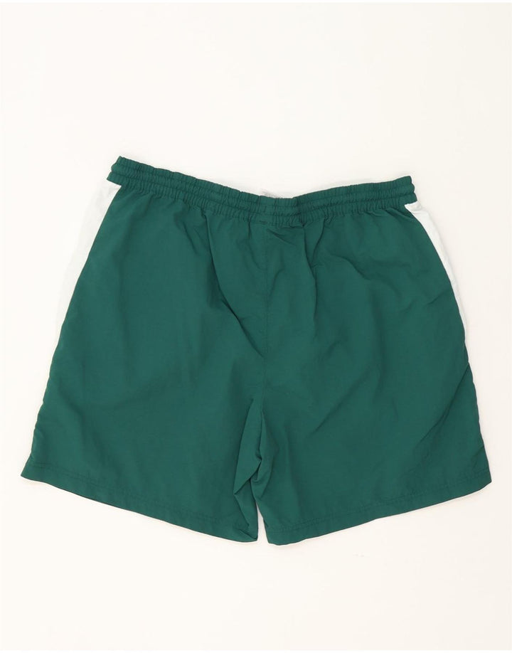 Reebok Herren Sportshorts XL Grün Colourblock Polyester