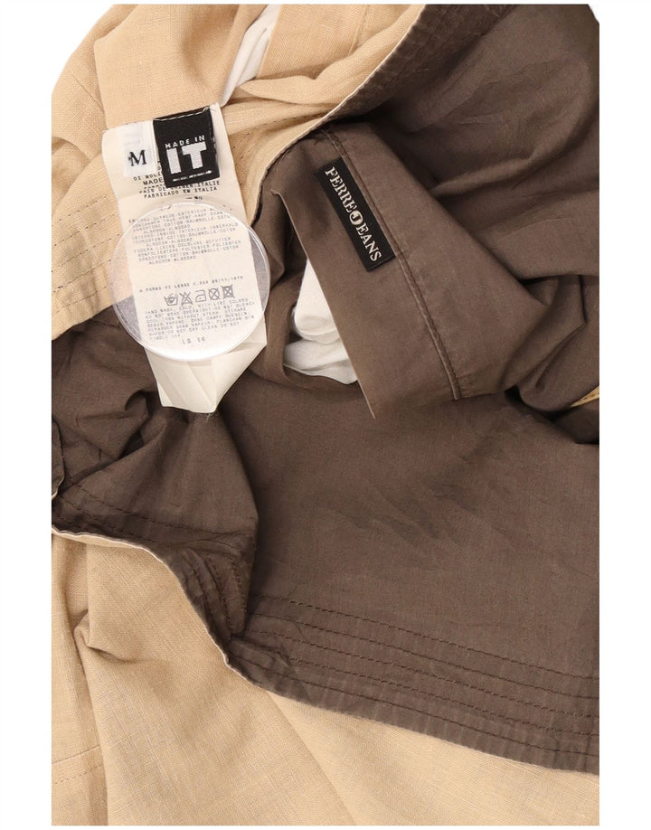 Ferre Herren Wendejacke UK 38 Mittelbeige Baumwolle
