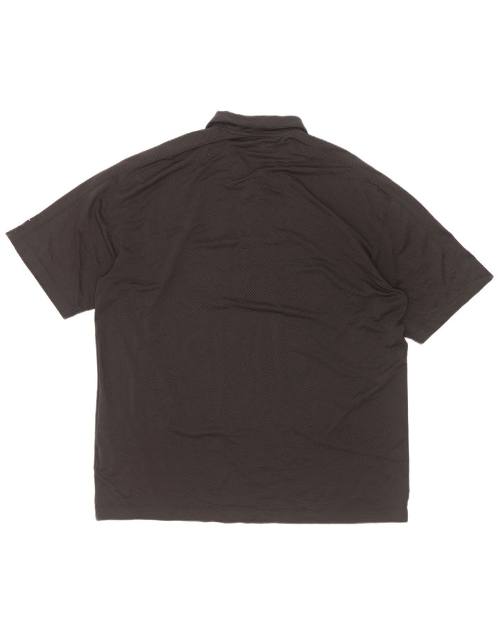 Nike Herren Golf-Poloshirt XL, schwarzes Polyester