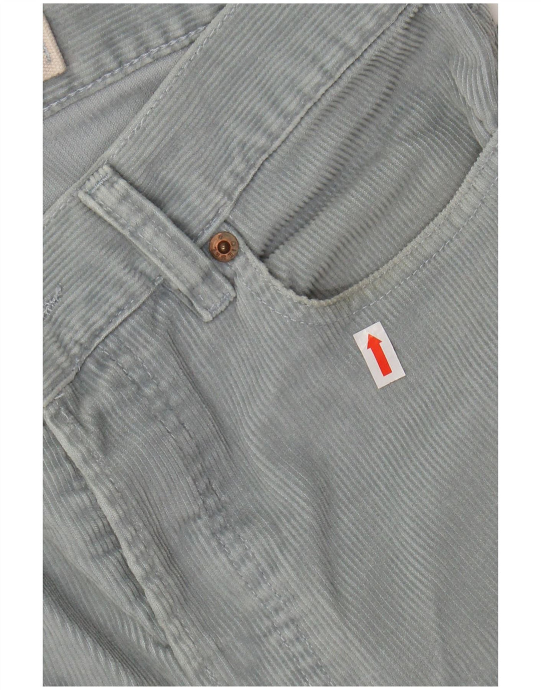 Gerade Herren-Cordhose von Diesel, Breite 30, Länge 31, Blau, Baumwolle