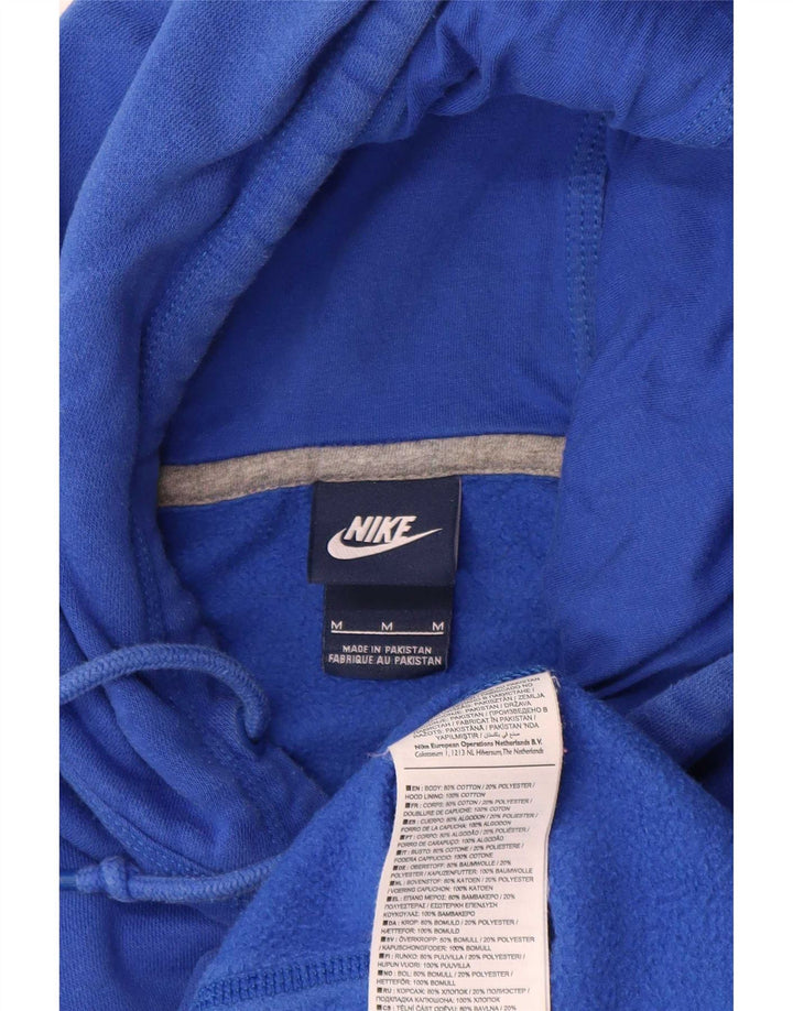 Nike Herren Kapuzenpullover aus mittelblauer Baumwolle