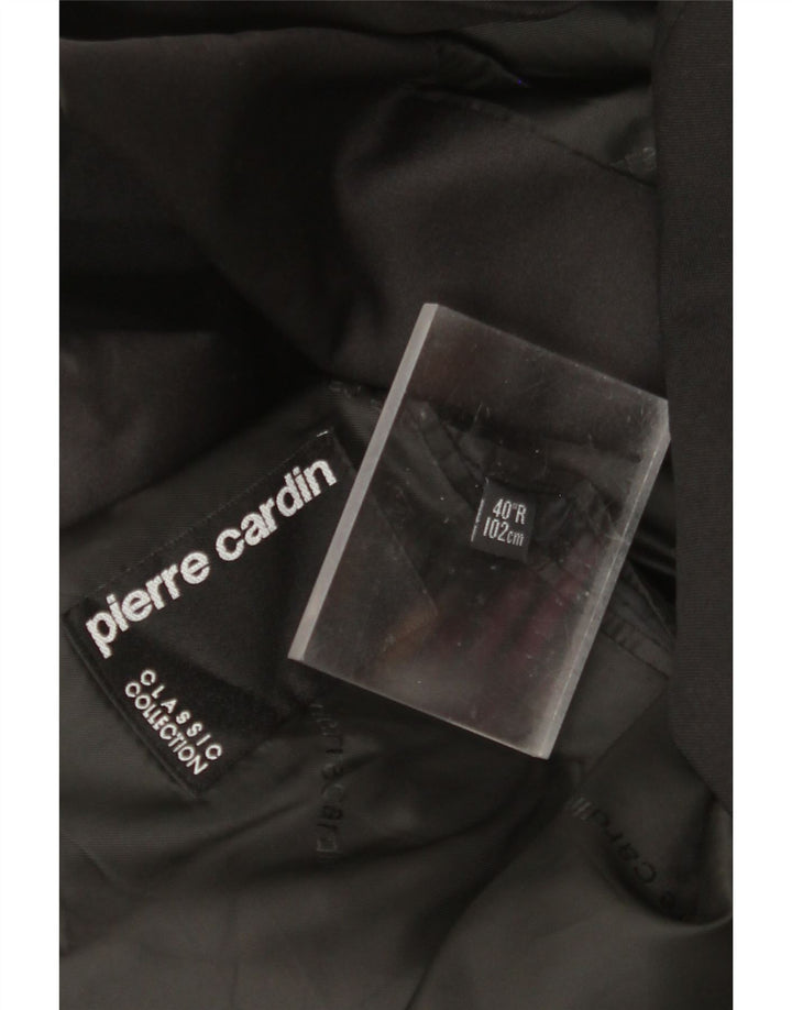 PIERRE CARDIN Herren-Blazer mit normaler Passform, Größe 40, Schwarz