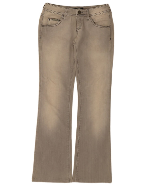 Calvin Klein Damen Bootcut Jeans W26 L30 Graue Baumwolle