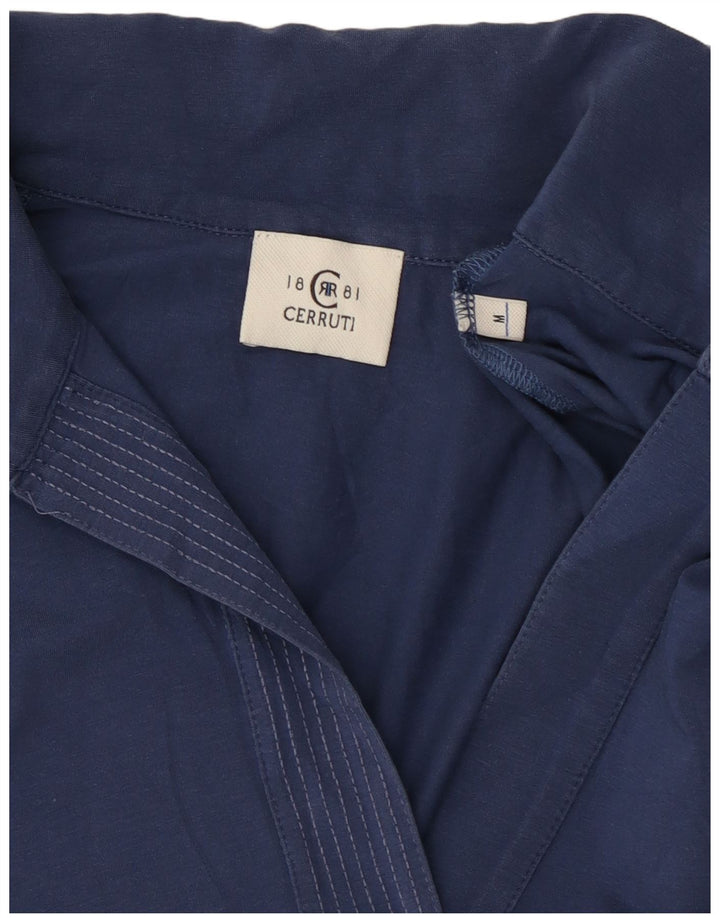 CERRUTI 1881 Damen Poloshirt UK 12 Medium Marineblau