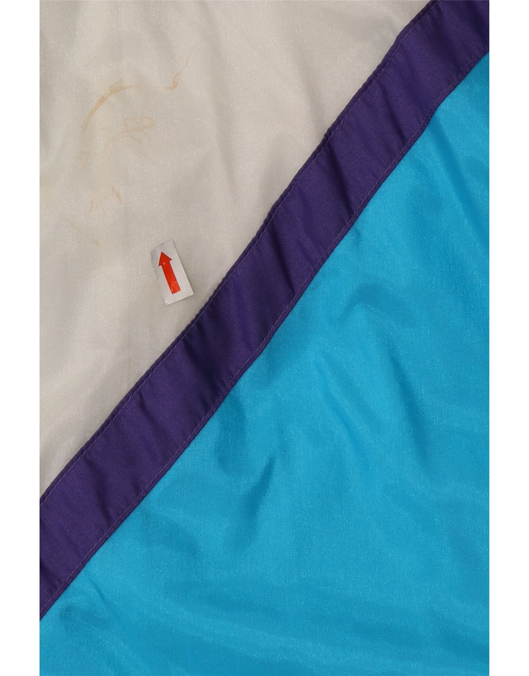 HUMMEL Herren-Trainingsanzugoberteil, XL, blaues Colourblock-Nylon