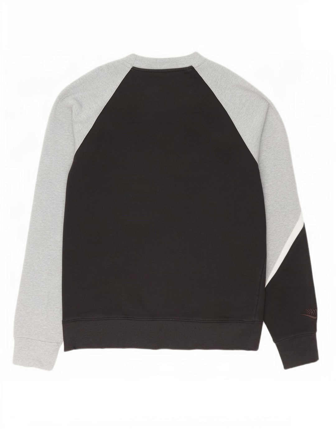 Nike Herren-Sweatshirt mit Grafik, mittelgroß, Schwarz, Colourblock-Baumwolle