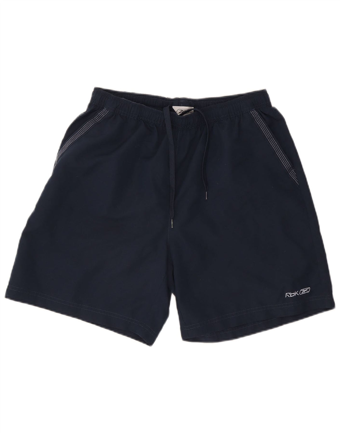 Reebok Herren-Sportshorts, groß, marineblau, Polyester