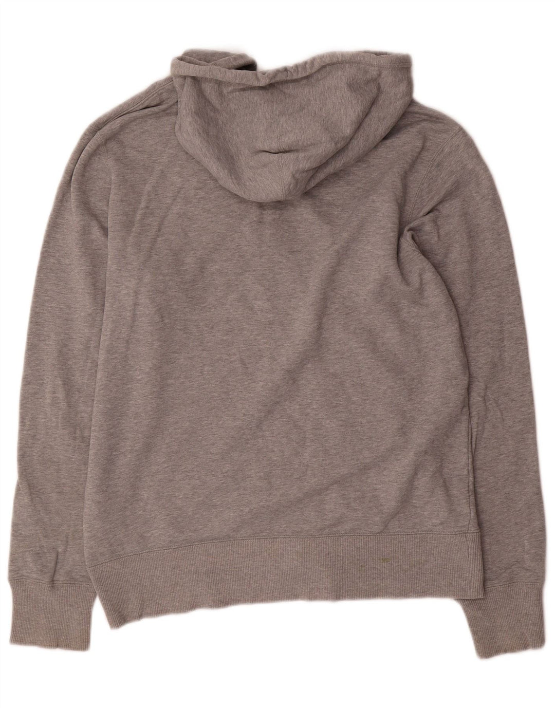 Nike Herren-Kapuzenpullover mit Reißverschluss, reguläre Passform, mittelgraue Baumwolle