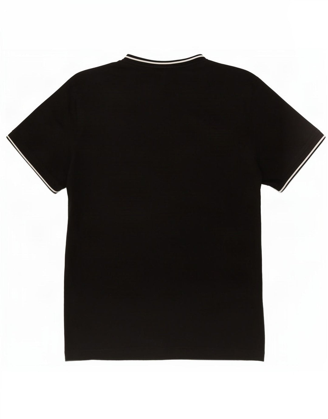 Fred Perry Herren T-Shirt Top Medium Schwarz Baumwolle