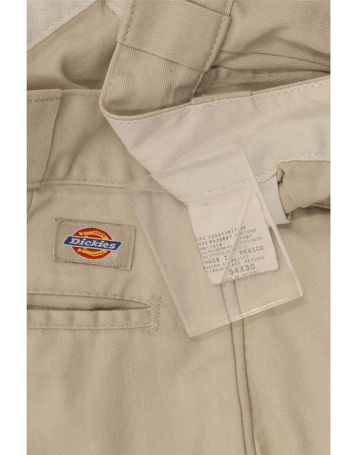 DICKIES Gerade Chinohose für Herren, W34, L30, Beige, Polyester