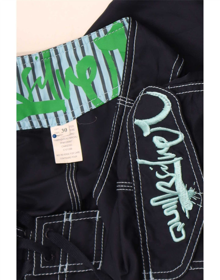 Quiksilver Herren Graphic Cargo Badeshorts Medium Marineblau Polyester