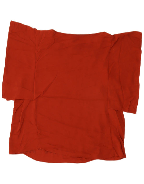 MOSSIMO Damen-Bluse mit Fledermausärmeln, UK 18, XL, Kastanienbraun, geometrisch, Polyester