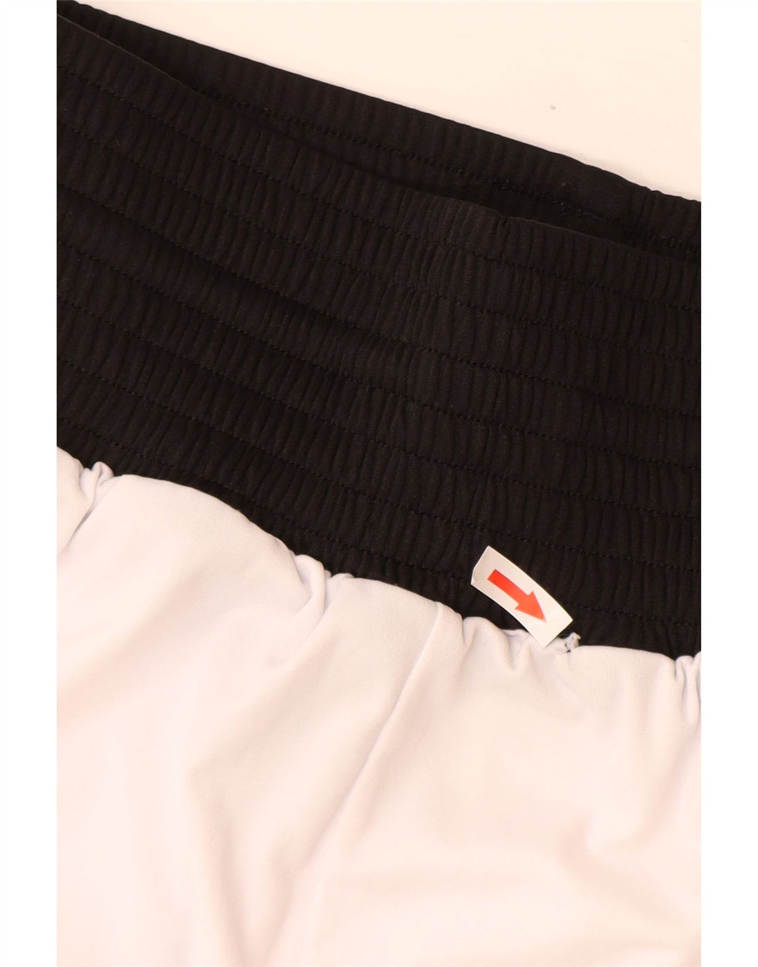 Adidas Damen Sportshorts UK 6 XS Weiß Colourblock Polyester