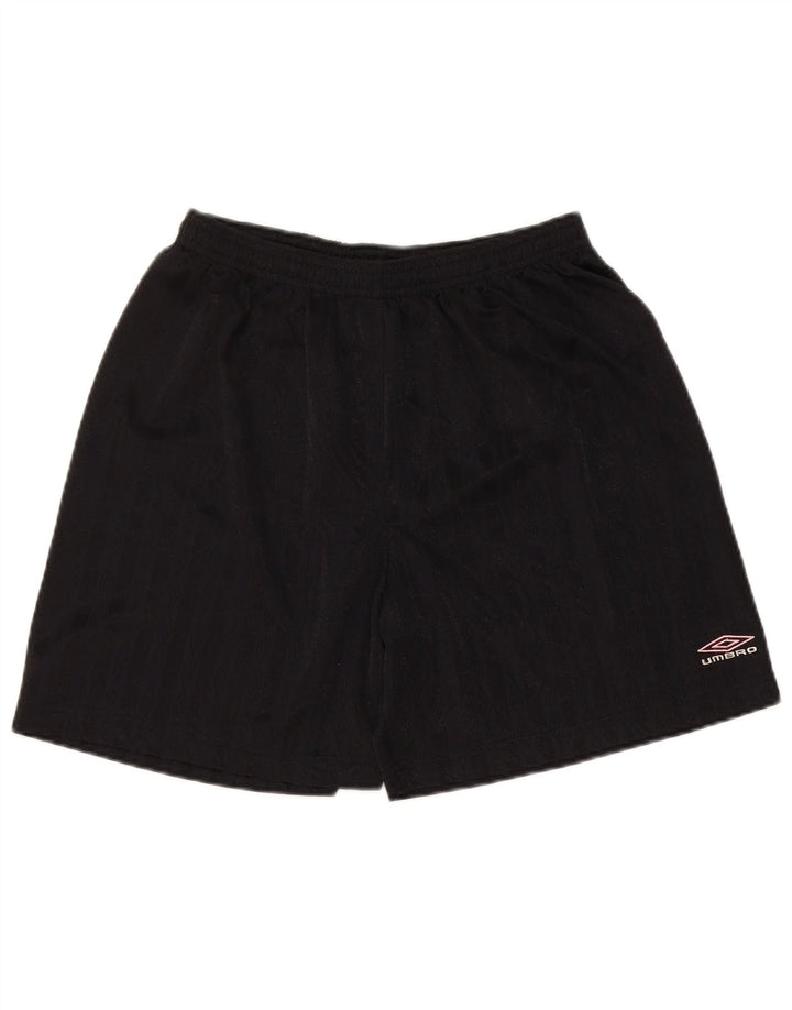 UMBRO Herren-Sportshorts, groß, schwarz gestreift