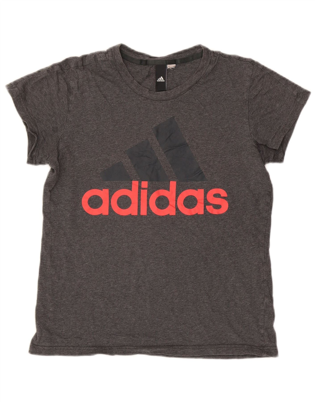 Adidas Damen Graphic T-Shirt Top UK 10 Small Grau