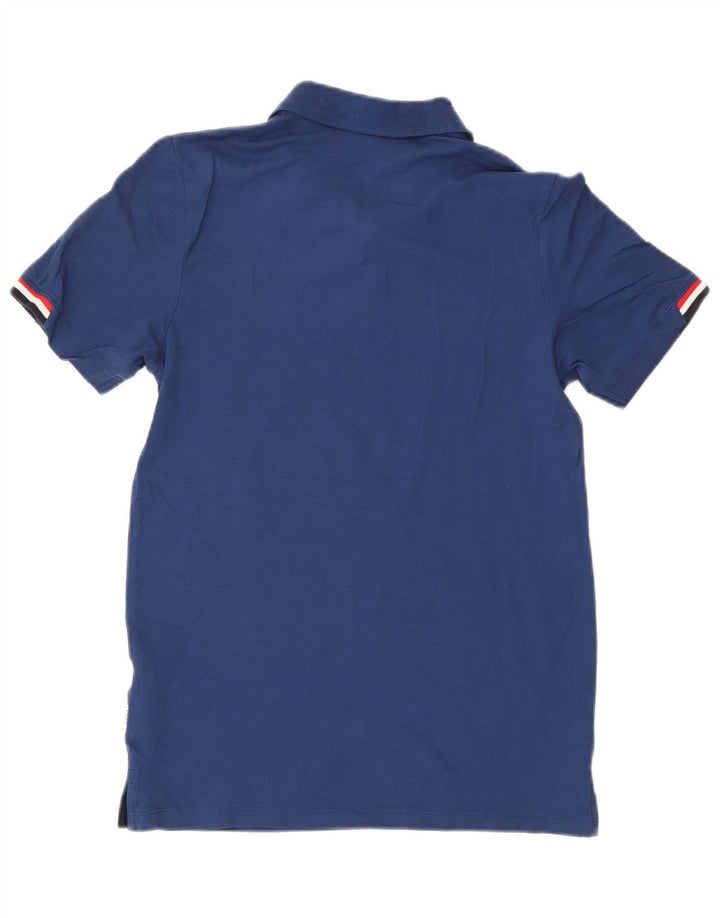 Jack & Jones Herren-Poloshirt aus mittelblauer Baumwolle