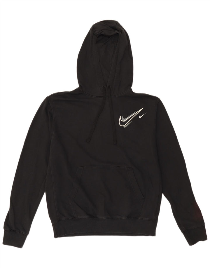 Nike Herren-Kapuzenpullover mit Grafik, mittelschwarz, Baumwolle