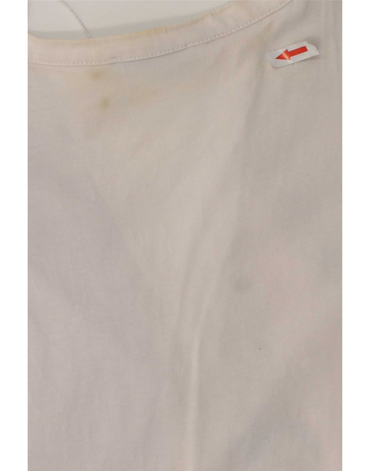 Übergroßes Etuikleid von Zara für Damen, Gr. 10, Größe S, Weiß, Farbblock
