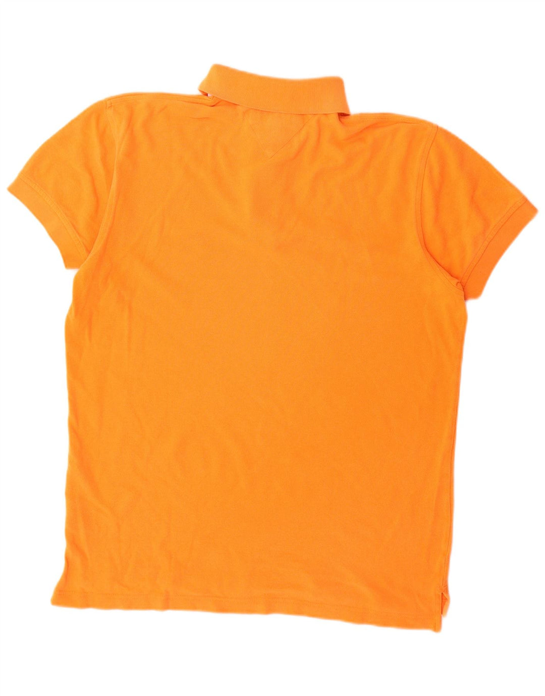 Tommy Hilfiger Herren Poloshirt Small Orange Baumwolle