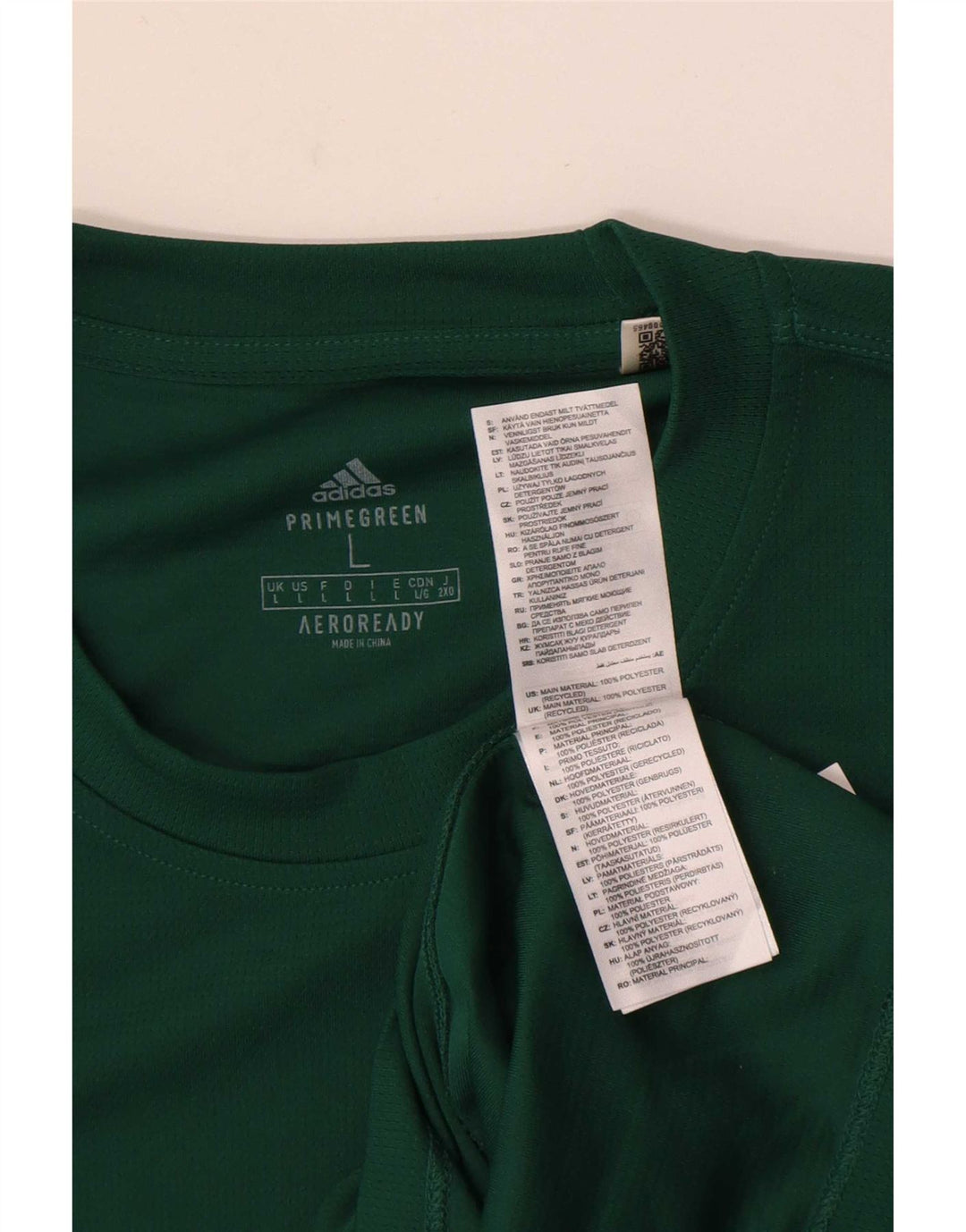 Adidas Herren Aeroready T-Shirt Top Large Grün Polyester