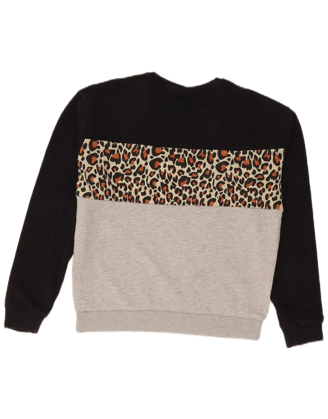 Fila Damen Grafik-Sweatshirt-Pullover UK 10 Small Mehrfarbig